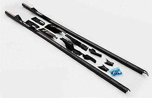 DachträGer，DachgepäCkträGer Dachregal Fit Gebrauch for Land Rover Discovery 3 LR3 2005-2009 Dachschiene Gepäckträger Bars Cross Bar Top Boxen Aluminiumlegierung(Black) von XUEZHEN