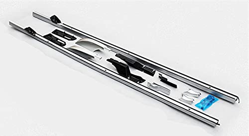 DachträGer，DachgepäCkträGer Dachregal Fit Gebrauch for Land Rover Discovery 3 LR3 2005-2009 Dachschiene Gepäckträger Bars Cross Bar Top Boxen Aluminiumlegierung(Silver) von XUEZHEN