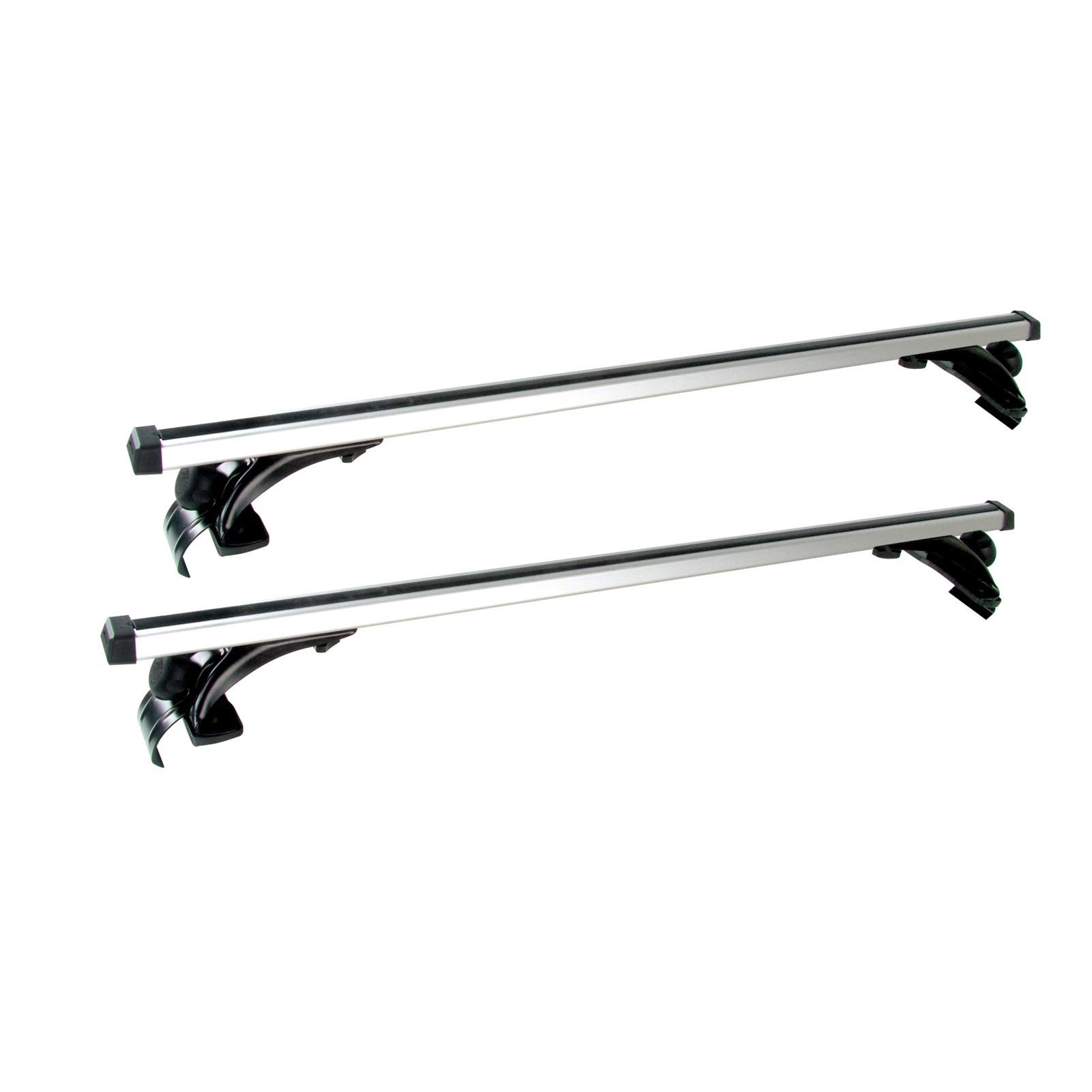 DachträGer，DachgepäCkträGer Dachträger for Auto Aluminium Bar Eisen Fuß Dachschienen for Auto Universal Gepäckträger 2PCs Zu den DREI Arten von Rack-Kits enthalten von XUEZHEN