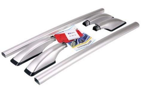 DachträGer，DachgepäCkträGer Fit verwendung for Chevrolet Hatchback Auto Aluminiumlegierung Dachträger Gepäckträger Bar Autozubehör(Silver) von XUEZHEN