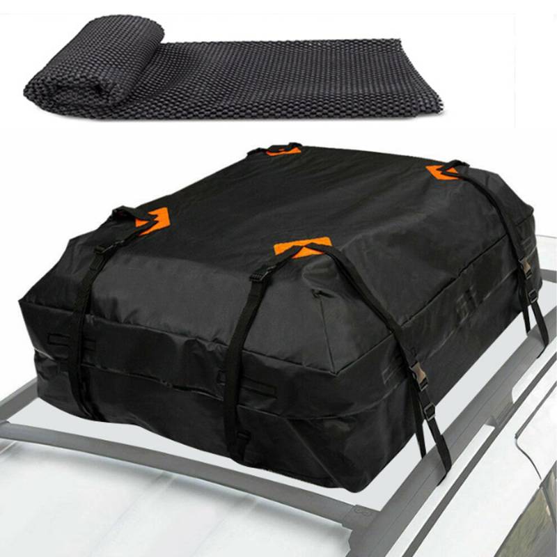 Dachbox Auto,Wasserdicht Dachtasche with Non-slip pad,600D Dachgepäckträgertasche,FOR Autos mit Dachträgern,Dachbox-Aufbewahrung,Dachgepäckträger Tasche Reisen und Gepäcktransport(Size:425L-112×87×44c von XUHCLY