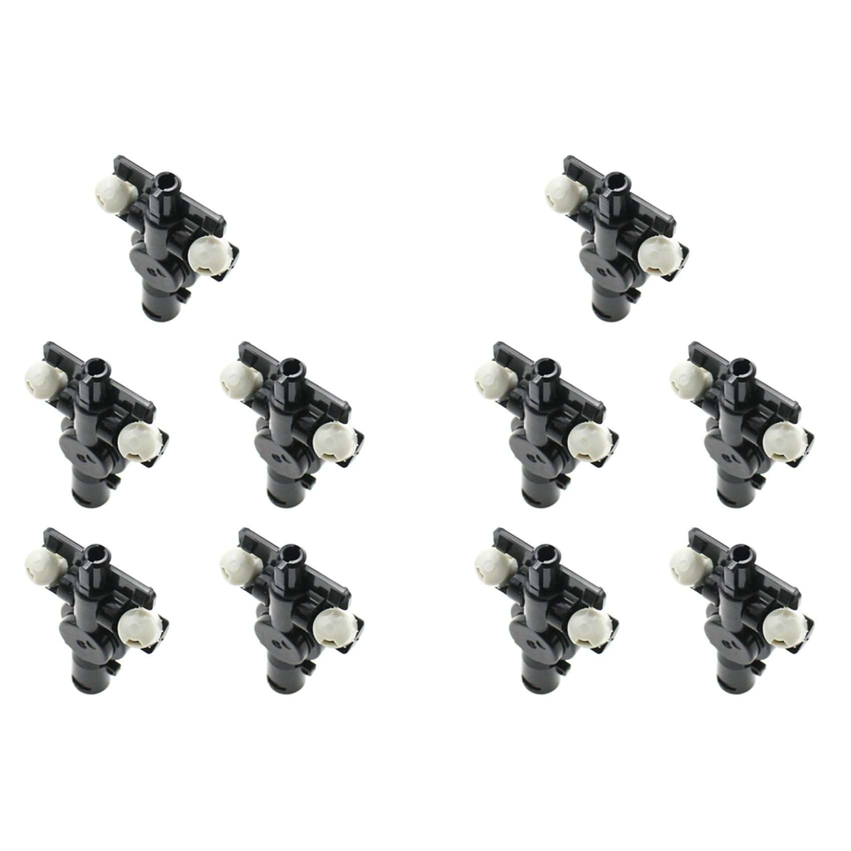 XUJIAN 10X Scheinwerfer Wasser Sprüh DüSen Wasch Anlage Jet Verbinder Adapter Halter für von XUJIAN