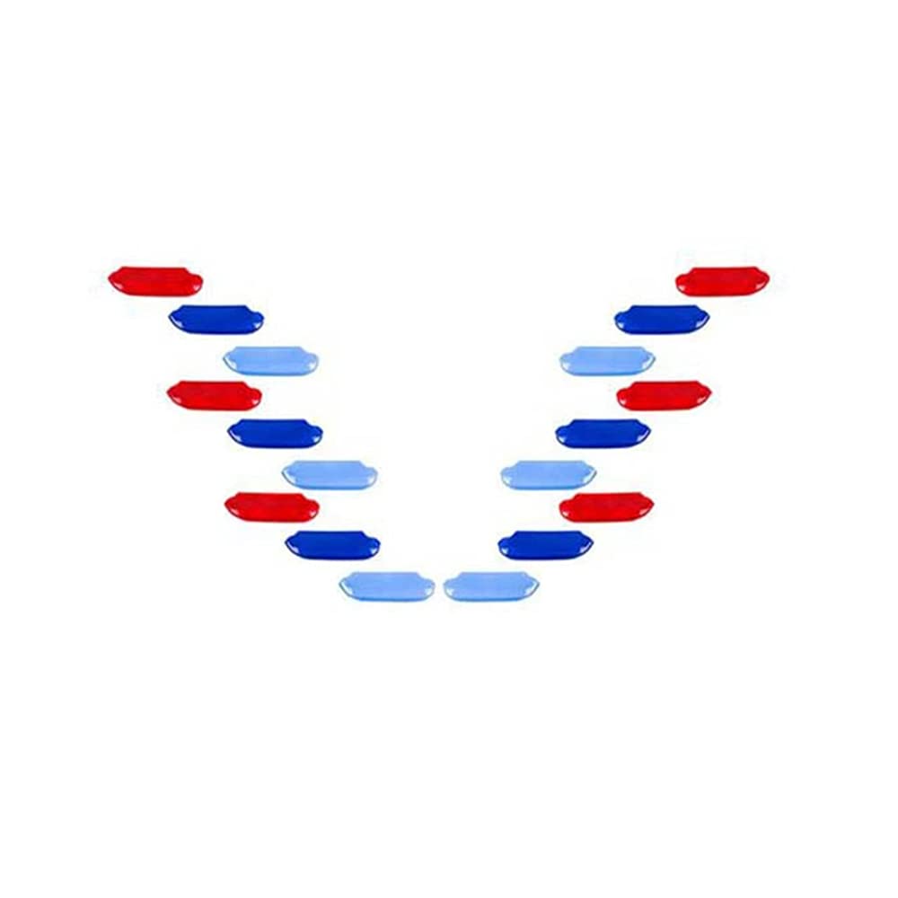 XUJIAN Front Middle Net Pailletten Modifiziert Dekoration Schutzstreifen Drei Farben Für Axela 2019-2021 von XUJIAN