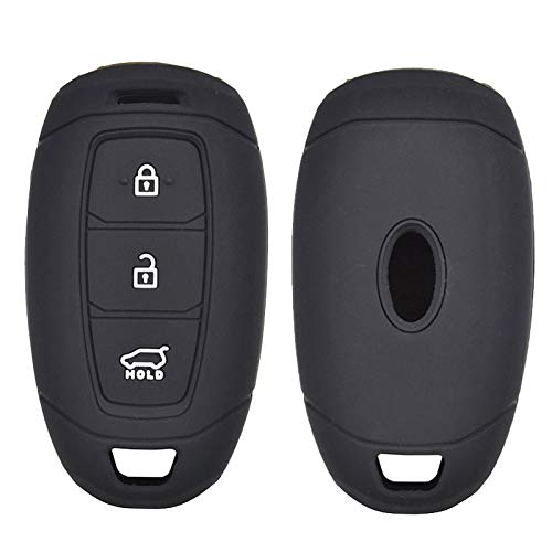 3-Tasten-Silikon-Autoschlüssel-Hülle für Hyundai i30 Ix35 Solaris Azera Elantra Grandeur Ig Accent Santa Fe Verna 2017 2018 Cover Keyless Fob von XUKEY