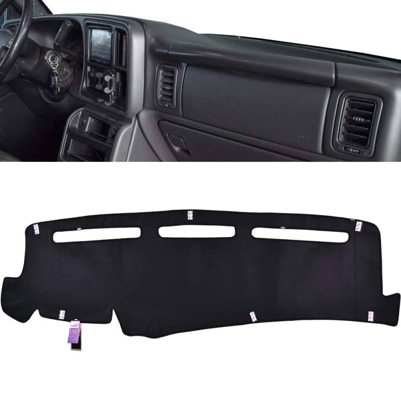 XUKEY Armaturenbrett-Abdeckung für Chevrolet Silverado 1500 2500 3500 1999–2006 Lawine, Chevy Tahoe, Suburban, GMC Sierra Yukon, Armaturenbrett-Abdeckmatte von XUKEY