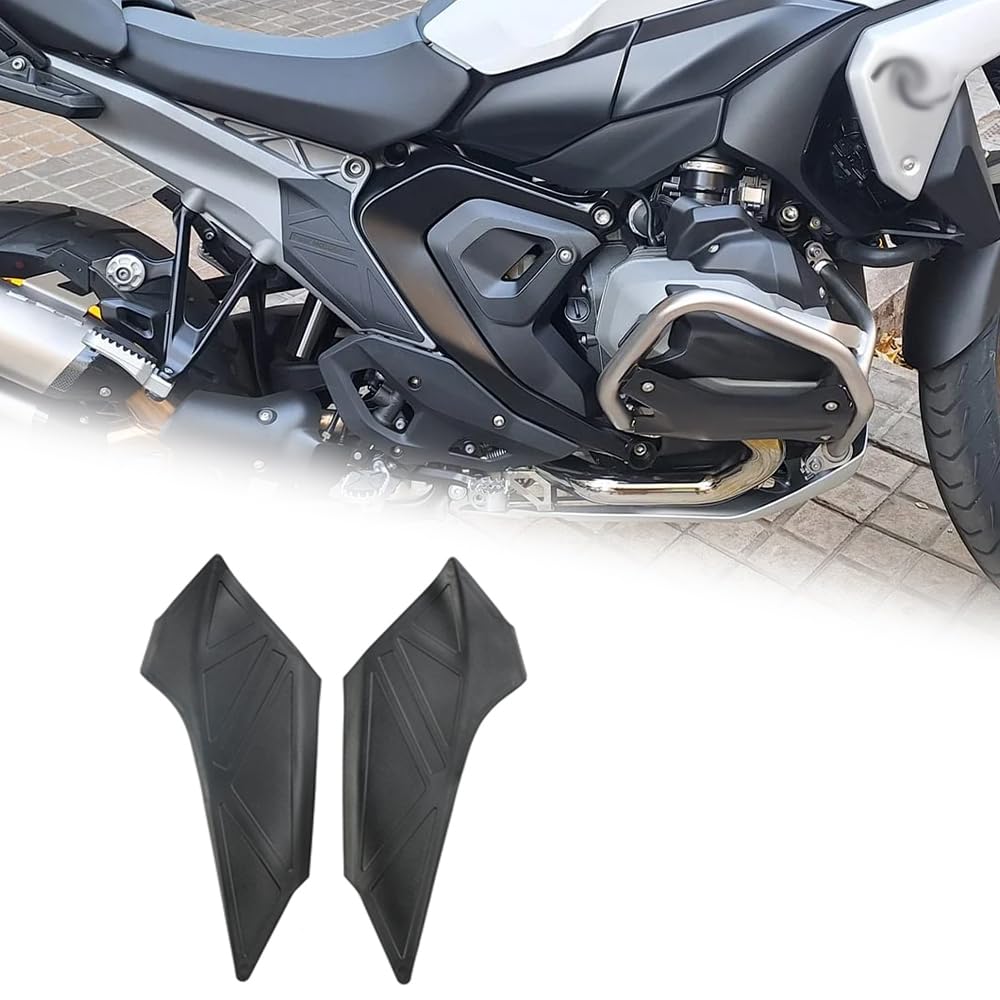 XUYUZDQ Motorrad Seitenrahmenschutz für R1300GS R1300GS Trophy R1300GS Triple Black R1300GS Option 719 Tramuntana 2024, Motorrad Schutzabdeckung Verkleidung Verkleidungsschale Zubehör (Schwarz) von XUYUZDQ