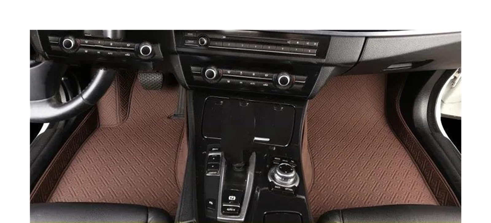 Auto Fußmatten Für A8 2002 2003 2004 2005 2006-2023 Custom Car Fußmatten Auto Teppiche Fuß Coche Zubehör Automatte Passend(Coffee,2011-2017) von XVGUOYAN