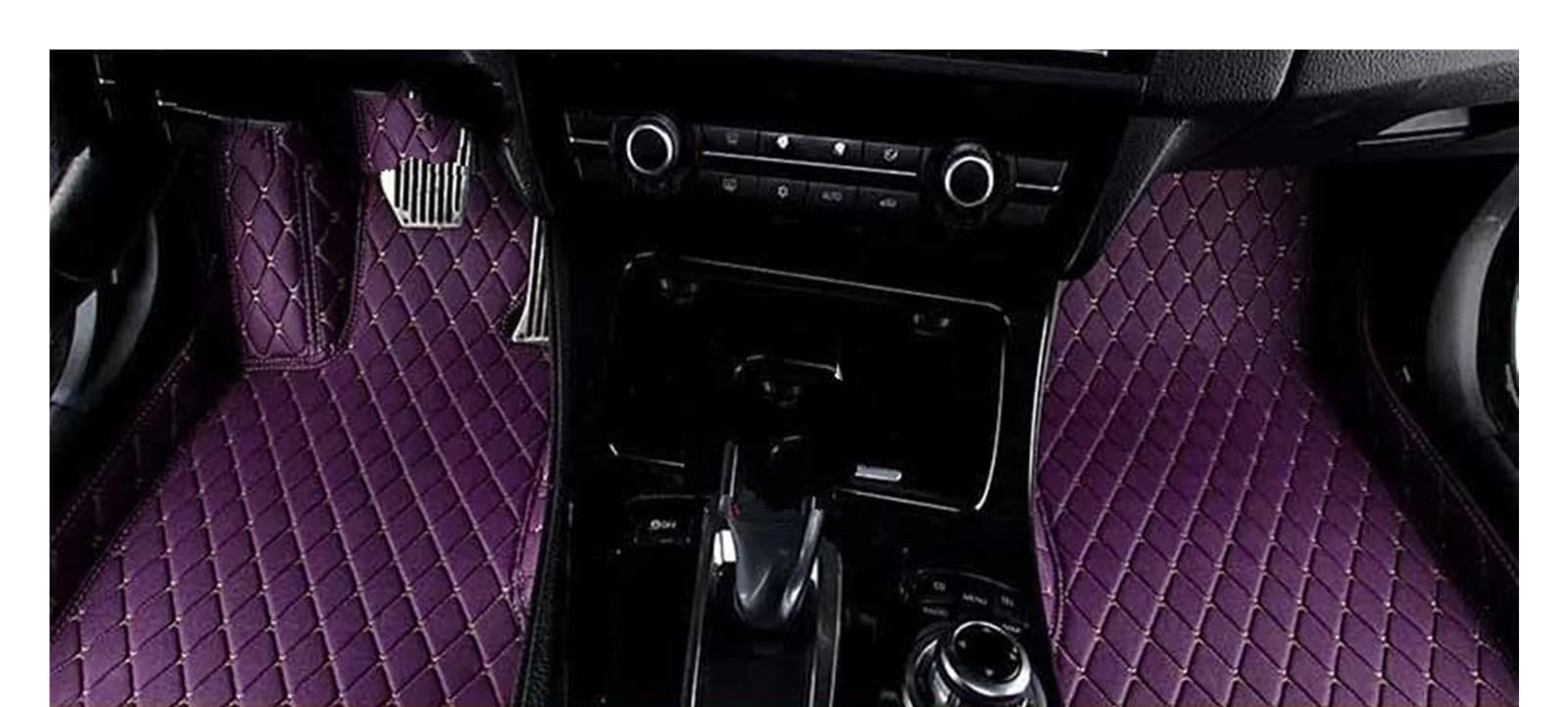 Auto Fußmatten Für FIAT Für Bravo Auto Custom Car Fußmatten Teppiche Fuß Coche Zubehör Automatte Passend(Purple) von XVGUOYAN