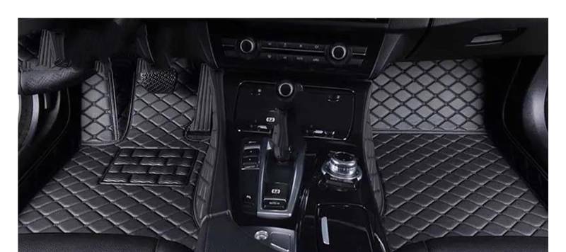 Auto Fußmatten Für I3(I01) Für I4(G26) Für I8(I12) Custom Car Fußmatten Auto Teppiche Fuß Coche Zubehör Automatte Passend(All Black,G15 2Doors) von XVGUOYAN