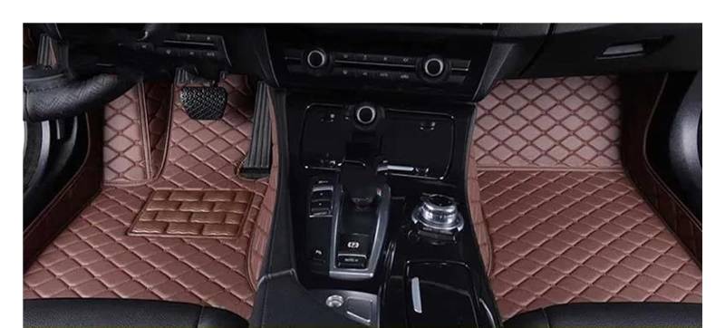 Auto Fußmatten Für Mini Für Countryman Für R60 F60 2010-2024 Custom Car Fußmatten Auto Teppiche Fuß Coche Zubehör Automatte Passend(Coffee,2010-2016 60) von XVGUOYAN