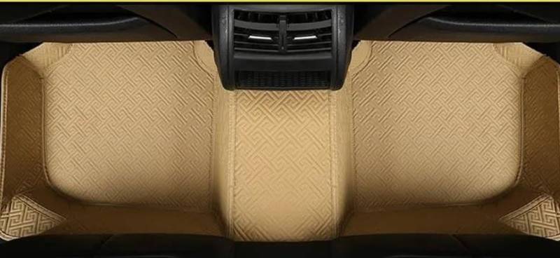 Auto Fußmatten Für Nissan Für Murano 2007 2008 2009 2010 2011 2012 2013-2023 Custom Car Fußmatten Auto Teppiche Fuß Coche Zubehör Automatte Passend(Beige,2007-2014) von XVGUOYAN