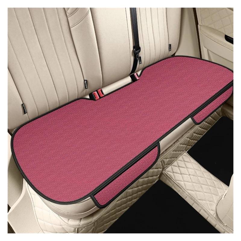 Autositzbezüge Atmungsaktives Autositzkissen Aus Eisseide Rutschfester Und Verschleißfester Aus Eisseide In Volltonfarbe Universelle Passform Für Die Meisten Autos. Auto Sitzbezüge(Pink Rear Cushion) von XVGUOYAN