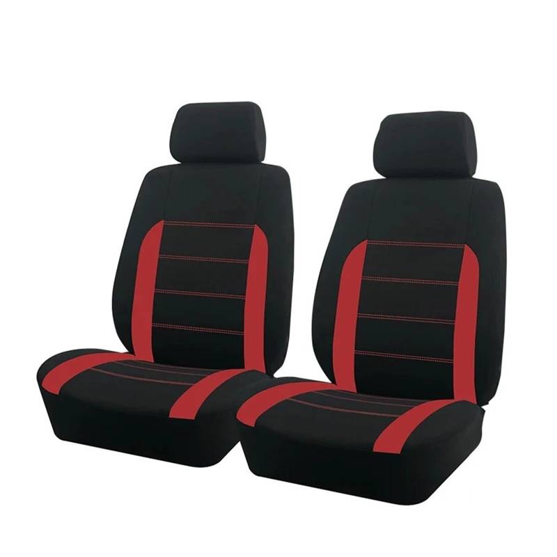 Autositzbezüge Autositzbezüge In Universalgröße Passend Für Die Meisten Autos SUVs LKWs Und Lieferwagen Autozubehör Innensitzbezüge Für Autos Komplettes Set Auto Sitzbezüge(Red 2 seat) von XVGUOYAN