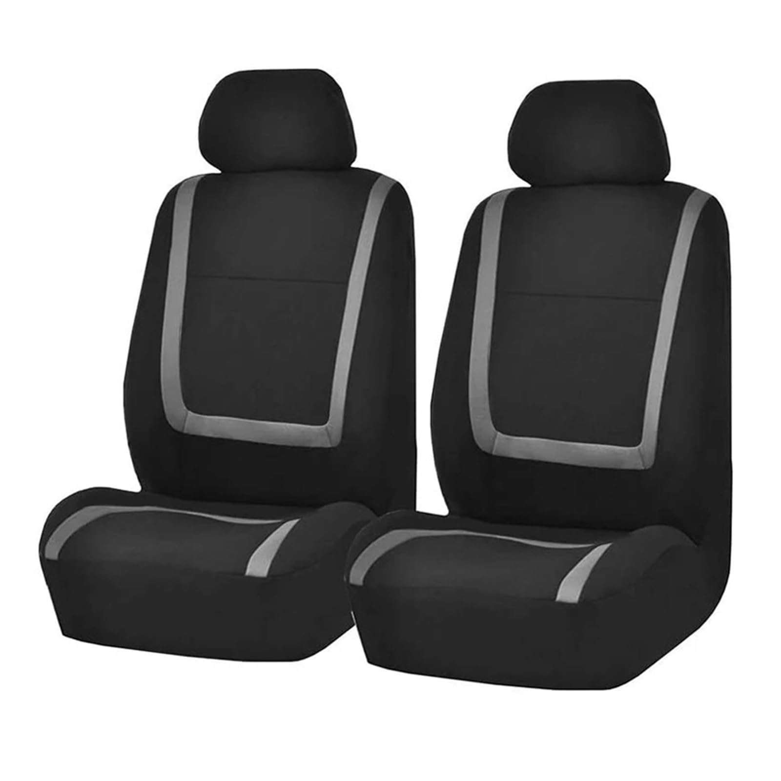 Autositzbezüge Autositzbezüge Vorne Und Hinten Geteilte Sitzbank Schutz Sitzkissen Universal Atmungsaktive Sitze Abdeckung Schutzbezüge Innenraum Auto Sitzbezüge(2 Seats-Grey) von XVGUOYAN