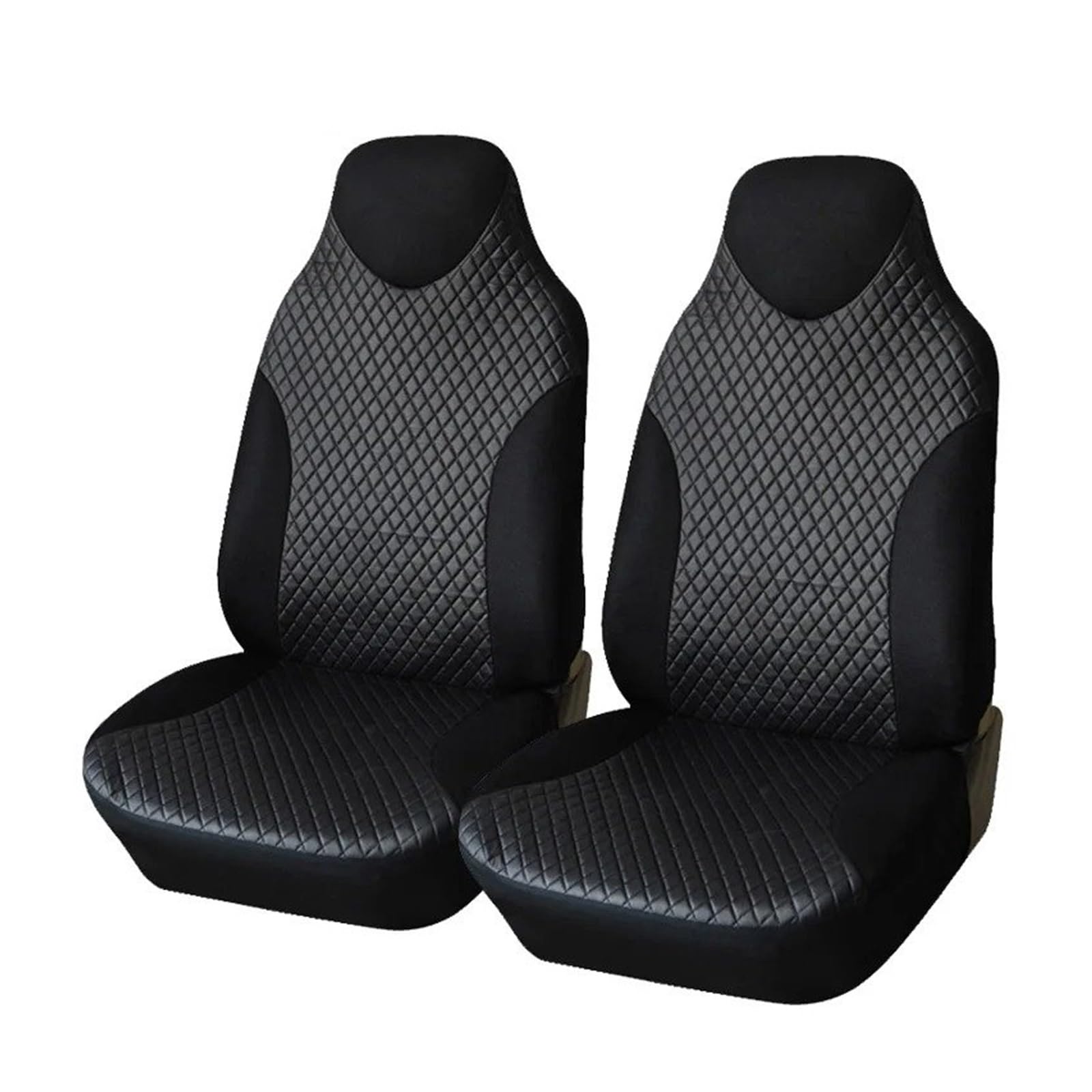 Autositzbezüge Für Transporter Für Ford Für Transit Van Truck LKW Für Peugeot Für Opel Für Vivar 1 + 2 Sitzbezüge PU Leder Sitzbezug Auto Sitzbezüge(2pcs) von XVGUOYAN