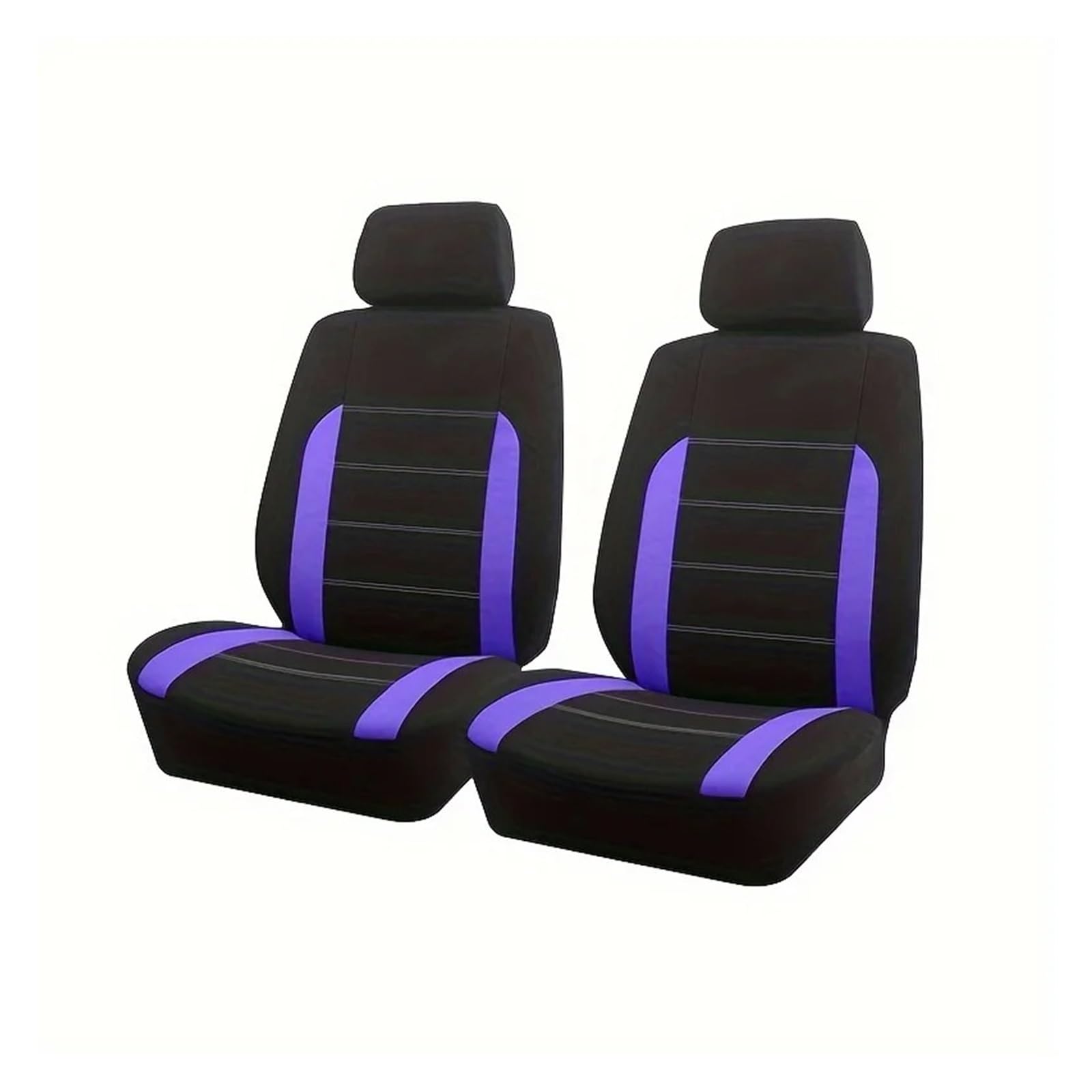 Autositzbezüge Polyester Universal Größe 2 Vordersitzbezüge Passen Für Die Meisten Auto SUV LKW Van Autozubehör Innenausstattung Auto Sitzbezüge(Purple) von XVGUOYAN