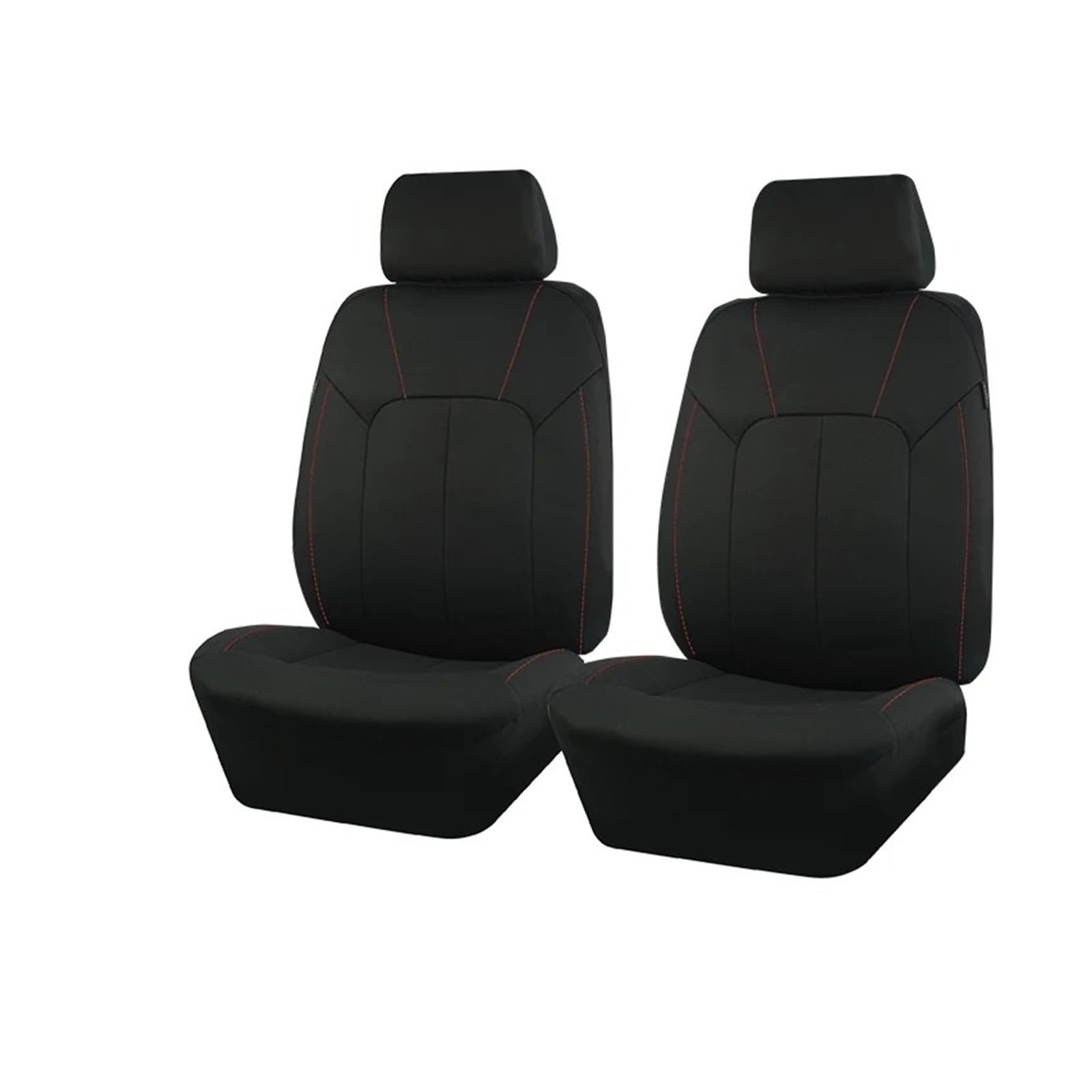 Autositzbezüge Schwarzer Universal-Autositzbezug Aus Polyester Komplettes Set Unisex-Zubehör Innendekoration Passend Für Auto SUV Van Sitzschutz Auto Sitzbezüge(2 Front seat Red) von XVGUOYAN