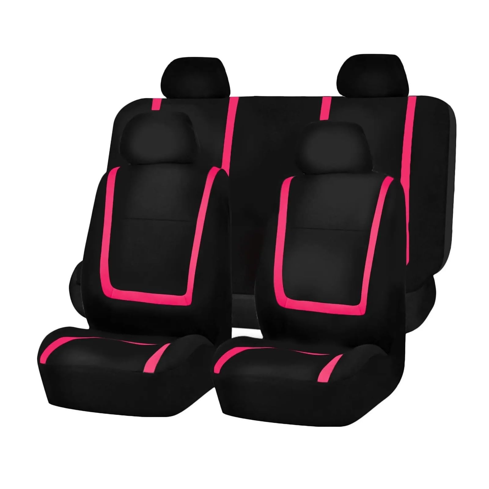 Autositzbezüge Stoff-Autositzbezüge Für Suzuki Kizashi Swift Vitara SX4 Autositzkissen-Schutzbezug Auto-Styling-Zubehör Auto Sitzbezüge(ZT02-5Seats-Pink) von XVGUOYAN