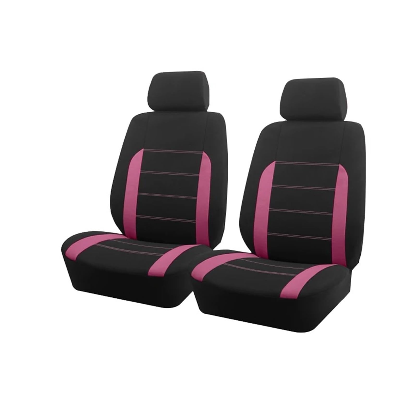 Autositzbezüge Universal Stoff Autositzbezüge Fit Für Die Meisten Auto SUV Truck Van Auto Zubehör Innensitzbezüge Auto Auto Sitzbezüge(Pink 2 seat) von XVGUOYAN