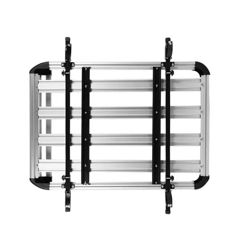 Dachträger Für Auto Camping 160 * 100 cm Doppel Deck SUV Dach Halter Unterstützung Aluminium Legierung Dach Rack Fracht Träger Korb Racks Träger Auto(160x100) von XVGUOYAN