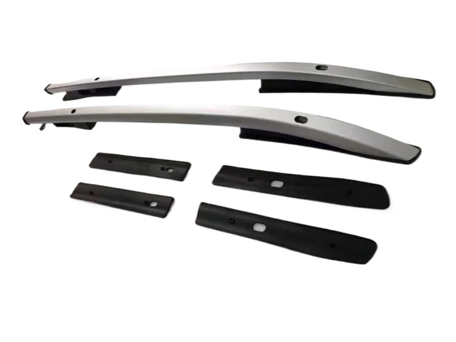 Dachträger Für Mitsubishi L200 Für Triton 2007-2022 OEM Stil Dach Rack Schienen Bar Gepäck Träger Bars Top Quer Bar Rack Schiene Boxen Aluminium Racks Träger Auto(Sliver) von XVGUOYAN