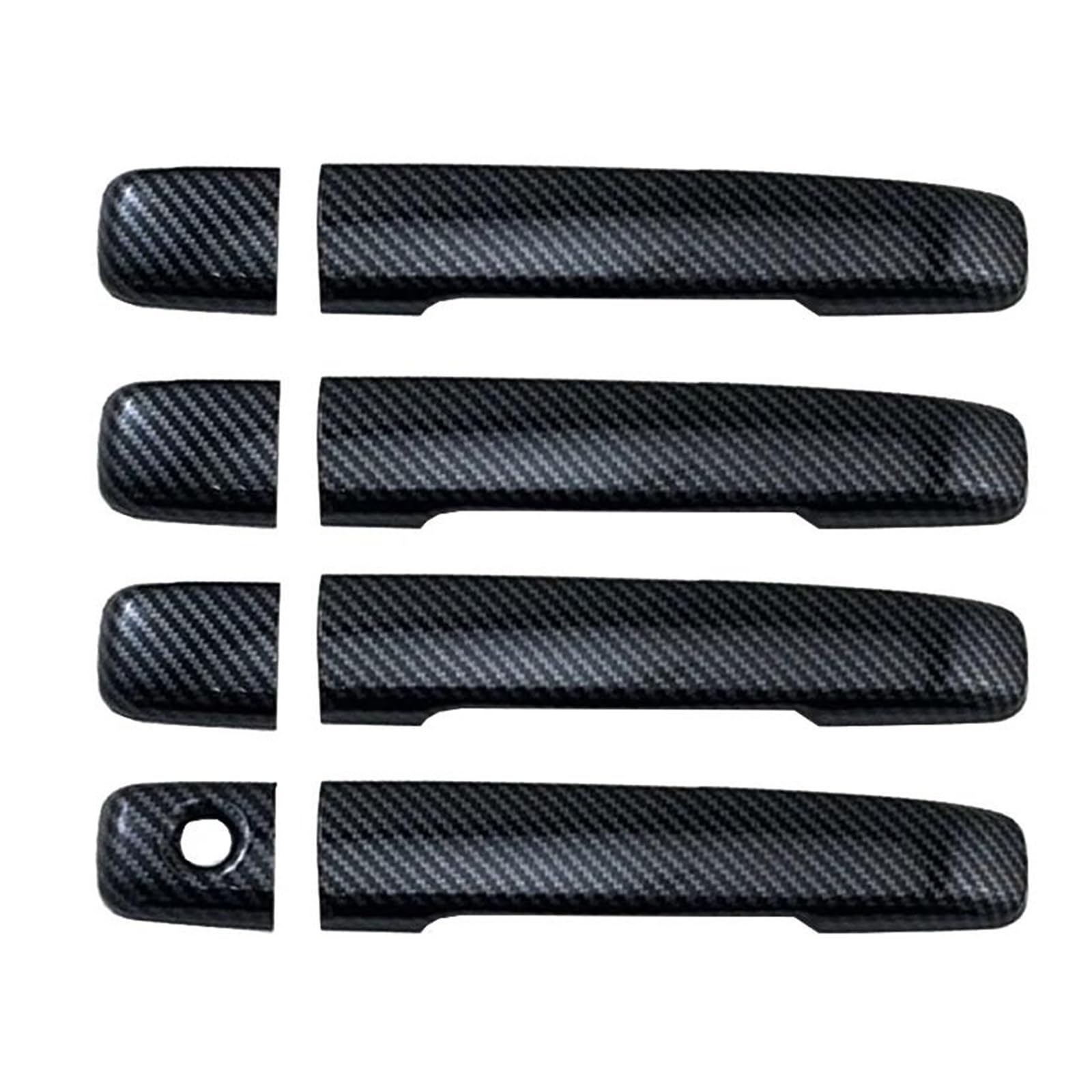 Exterieur Auto Türgriff Für Infiniti G25 G35 G37 Türgriff Schüssel Abdeckung ABS Kunststoff Carbon Faser Helle Schwarz Plating Außentürgriff Vorne Links(Carbon Common Style) von XVGUOYAN