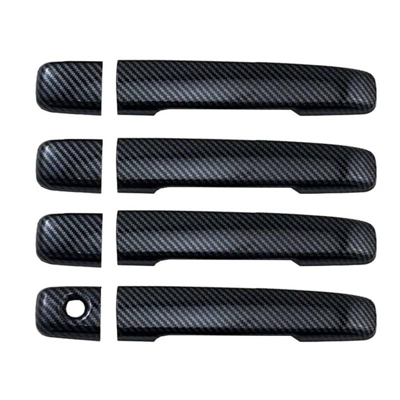 Exterieur Auto Türgriff Für Infiniti G25 G35 G37 Türgriff Schüssel Abdeckung ABS Kunststoff Carbon Faser Helle Schwarz Plating Außentürgriff Vorne Links(Carbon Common Style) von XVGUOYAN