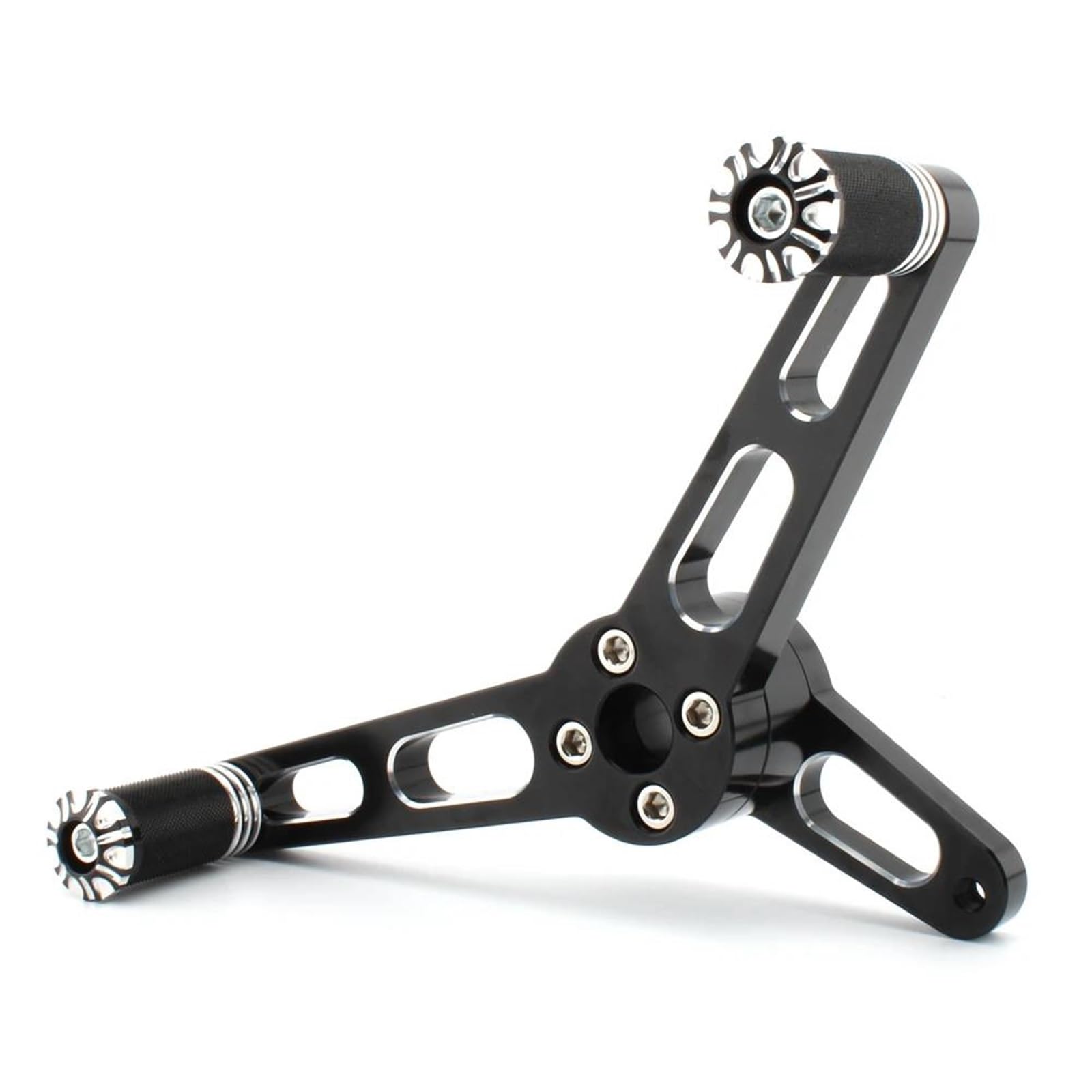 Fußrasten Motorrad Für Sportster Für XL883 Für XL1200 Für Customfor Low 48 2004-2024 Motorrad Schalthebel Shifter Pegs Ferse Kappe CNC Pedal Vorwärts Kontrollen Motorrad Fußstützen(E) von XVGUOYAN