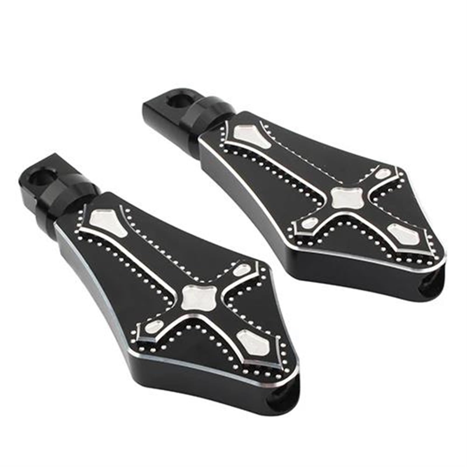 Fußrasten Motorrad Für Touring Für Dyna Für Glide Für Sportster Für XL 883 1200 Softail Für Cross Fußrasten Fußstütze Pedal Motorrad Shift Nagel Shifter Pegs Motorrad Fußstützen(Foot Pegs) von XVGUOYAN