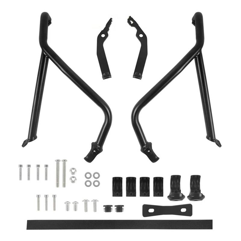 Motorrad Stoßstange Für Tenere 700 Für XT700Z Für Tenere700 2019 2020 2021 Motorrad Autobahn Motor Schutz Crash Bar Rahmen Schutz Stoßstange Motorschutz Sturzbügel(Upper) von XVGUOYAN