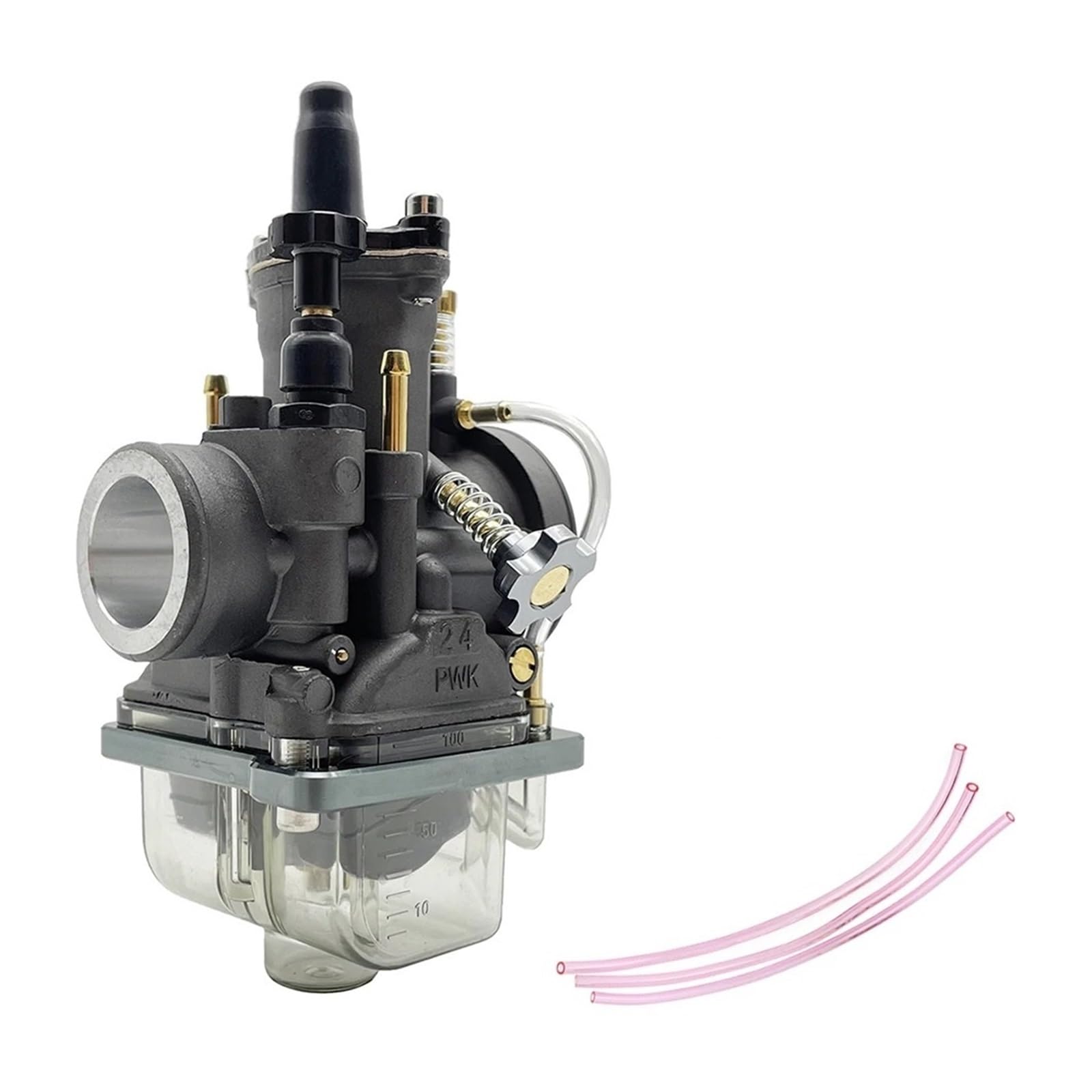 Motorrad Vergaser Für Mikuni PWK 21 24 26 28 30 32 34mm Motorrad Flache Vorhang Carb Moped Dirt Pit Bike Motocross Modifizierte Teile Vergaser Motorrad Carburetor(28mm) von XVGUOYAN