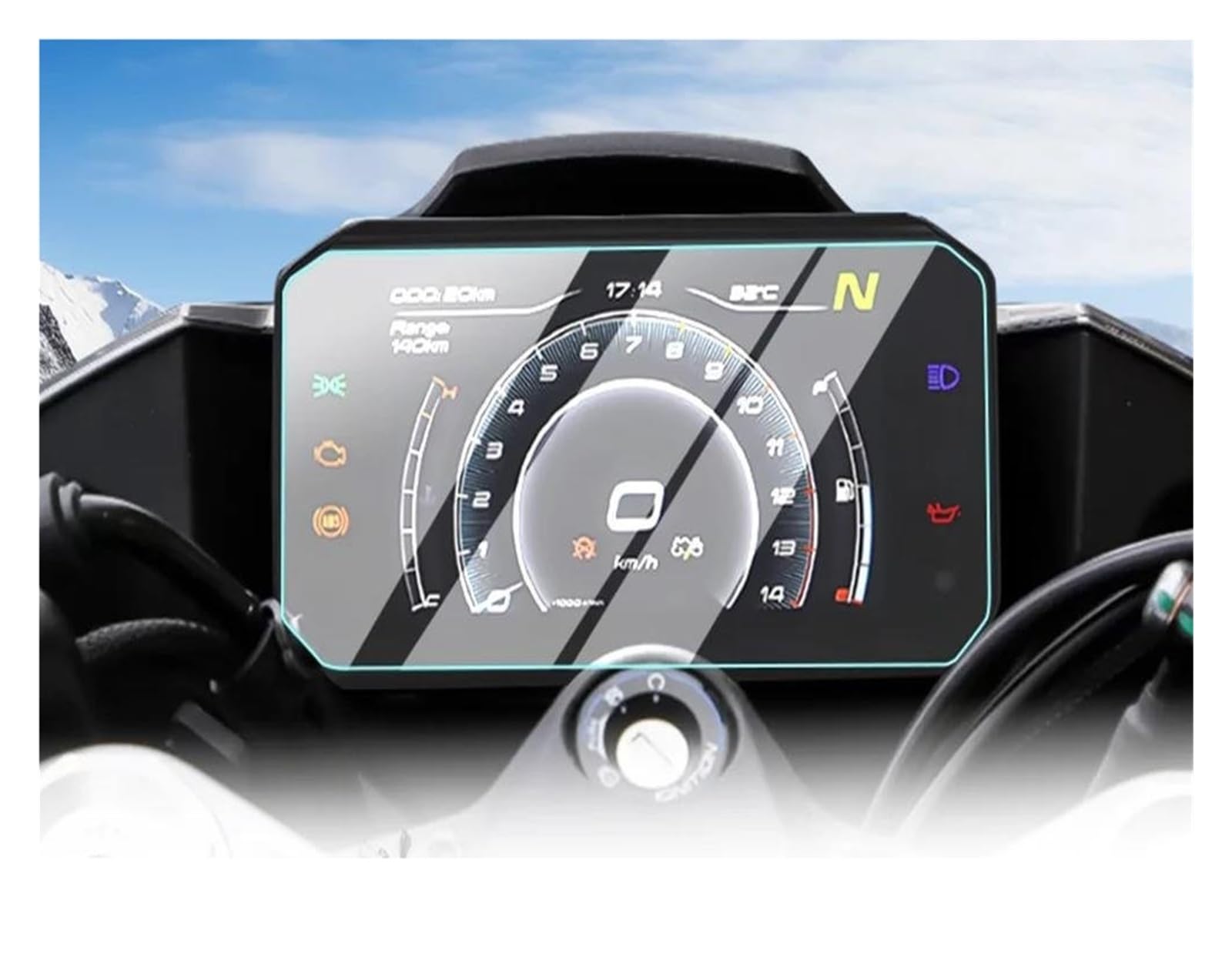 Tachoschutzfolie Für CFMOTO Für 300SR Sport SR 300 SR Sport SR300 2024 Zubehör Cluster Kratzschutz Film Dashboard Screen Protector Armaturenbrett Displayschutzfolie von XVGUOYAN