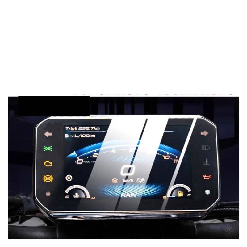 Tachoschutzfolie Für CFMOTO Für 450NK Für Nk450 2023 Motorrad Cluster Scratch TPU Film Dashboard Screen Protector Anti Öl Scratch Proof Armaturenbrett Displayschutzfolie von XVGUOYAN