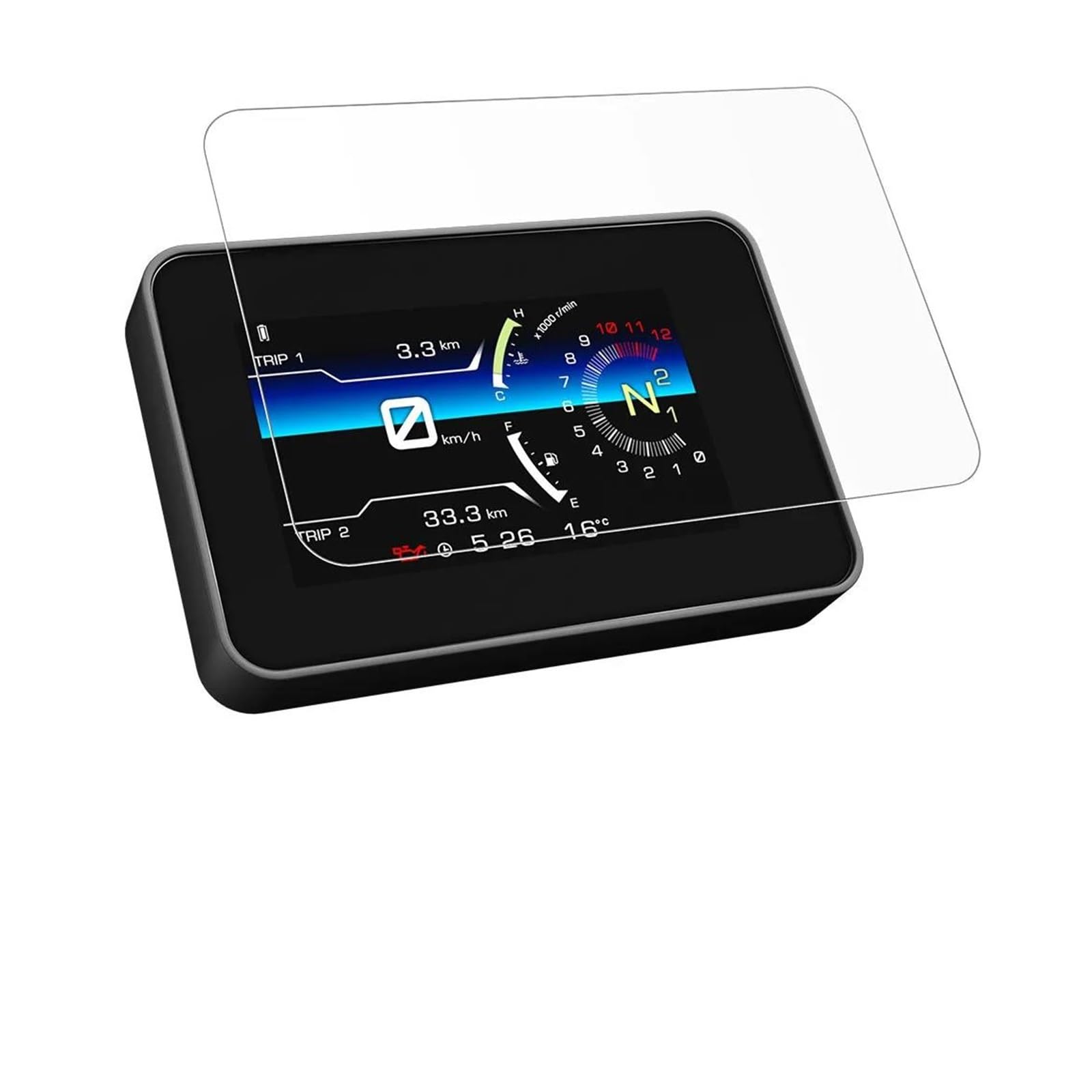 Tachoschutzfolie Für MT07 Für MT 07 Für MT-07 2023 2024 Teile Zubehör Dashboard Screen Protector TPU Instrument Film Armaturenbrett Displayschutzfolie(1 Set) von XVGUOYAN