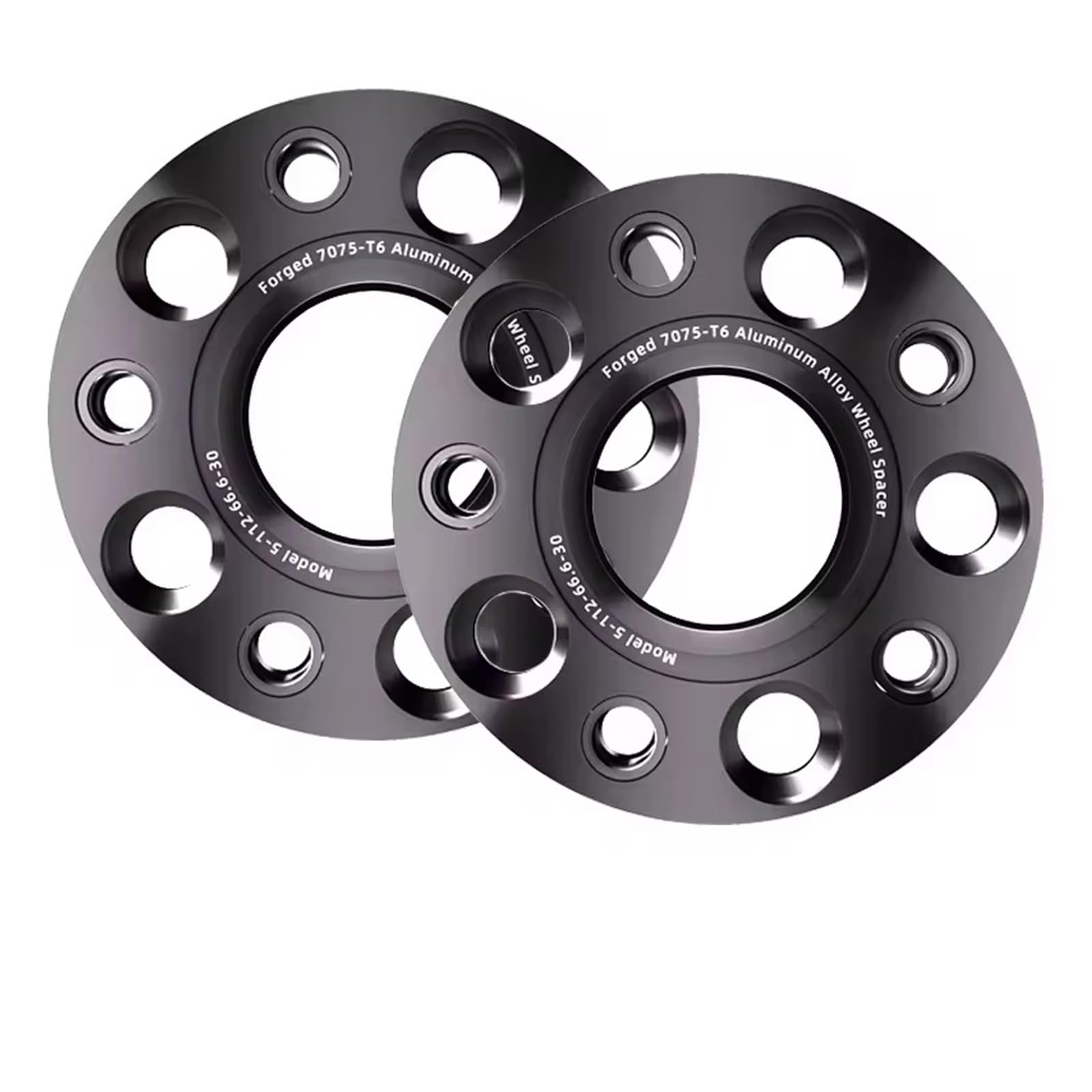 Wheel Spacers Hinten Für KG Für Mobilität Für Torres Für EVX 2 Stück 5x112 CB 66.6 Mm M12 X 1.5 Spurverbreiterungen Aluminium-Nabenverbreiterungsadapter Spurverbreiterung(2pcs Spacer 30mm) von XVGUOYAN