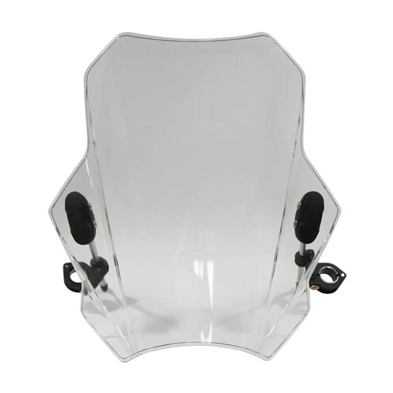 Windschild Motorrad Für 700 CLX Für 700CLX Für 700 CL-X Universal Motorrad Windschutzscheibe Windschutzscheibe Abdeckungen Bildschirm Rauch Objektiv Motorräder Deflektor Moto Windschild(Transparent1) von XVGUOYAN