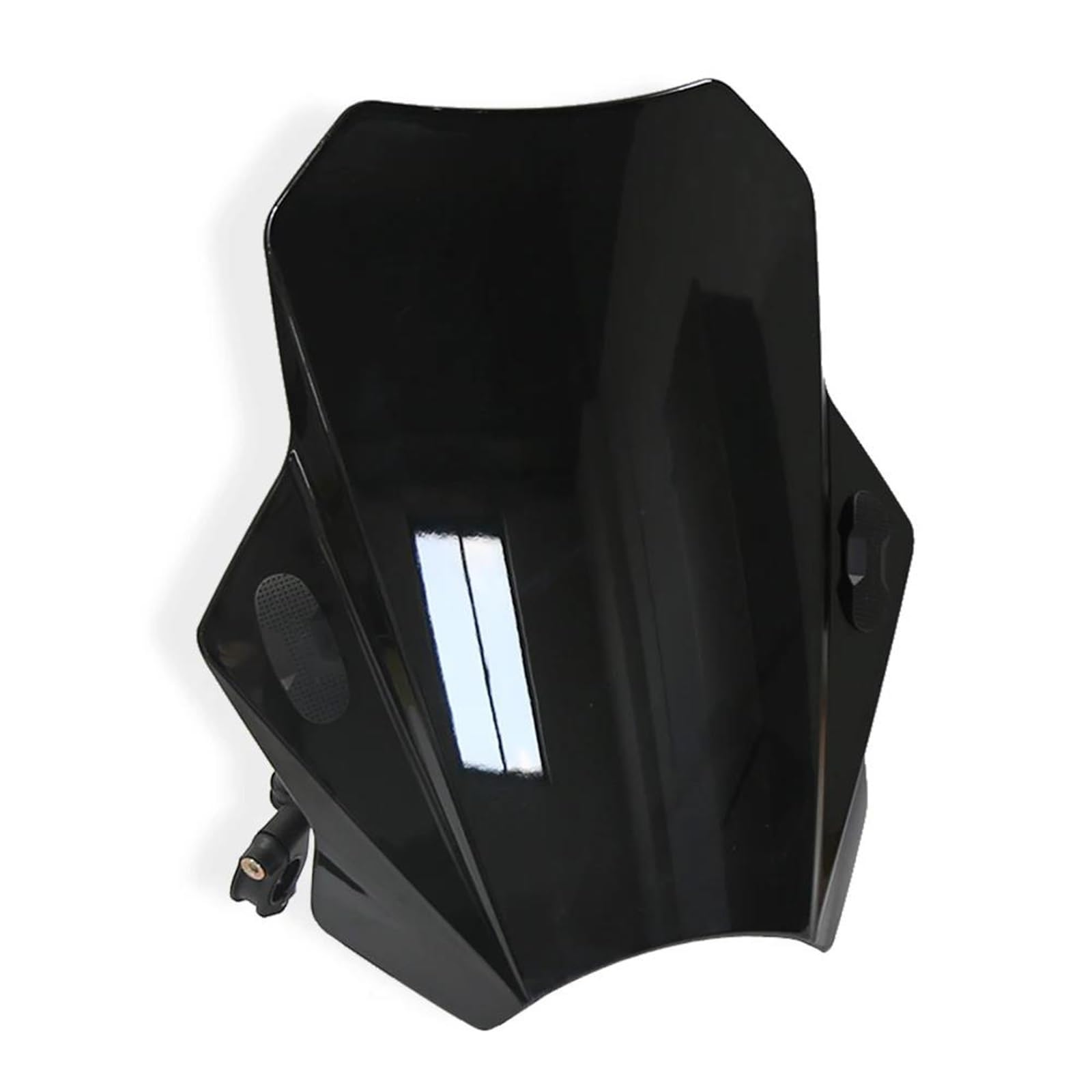 Windschild Motorrad Für CMX 1100 Für Rebel Für CMX 300 Für CMX 500 Für Rebel S Motorrad Windschutzscheibe Abdeckungen Bildschirm Rauch Objektiv Motorräder Deflektor Moto Windschild(Schwarz) von XVGUOYAN