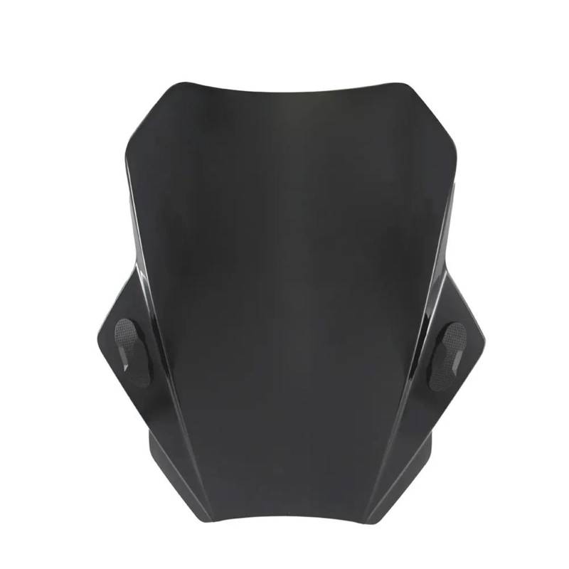 Windschild Motorrad Für MT07 Für MT09 Für XJR1300 Für YS250 Für CMX500 Für CBF500 Für 22/25/28mm Lenker Windschutzscheibe Motorrad Windschutzscheibe Windabweiser Moto Windschild(Schwarz) von XVGUOYAN