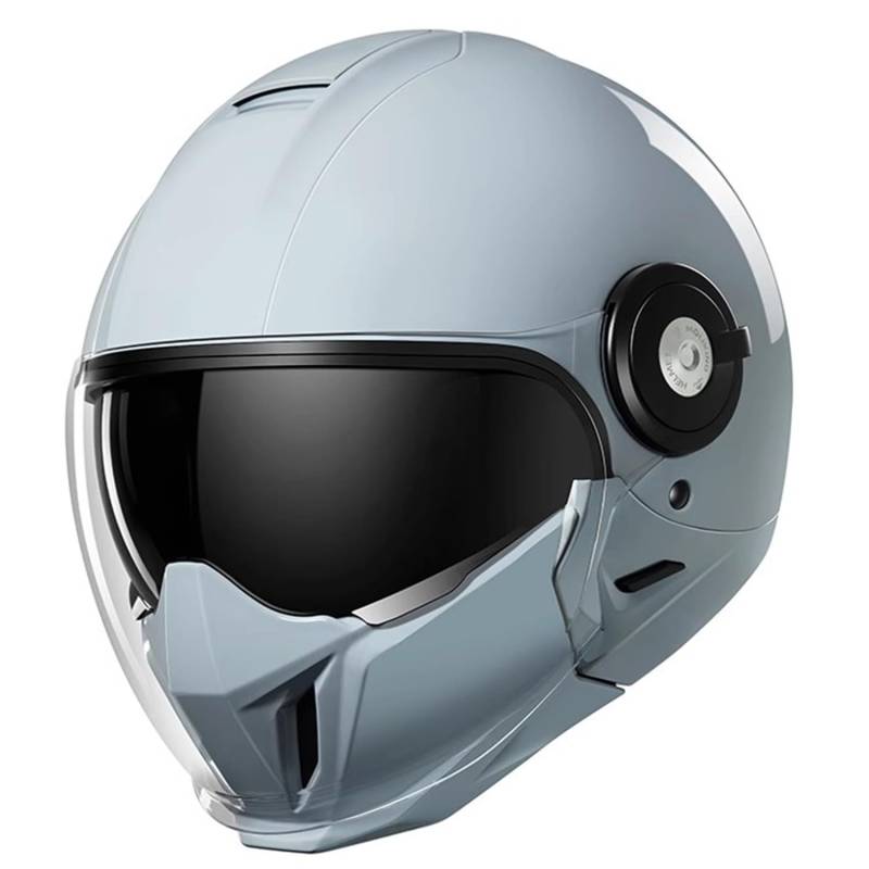 Integralhelm Motorradhelm Kombinationshelm Mit Sonnenvisier DOT/ECE-Zulassung 3/4 Offener Sturzhelm Retro-Persönlichkeits-Motorradhelm Rollerhelm Für Männer Und Frauen 1,L von XWJBDF