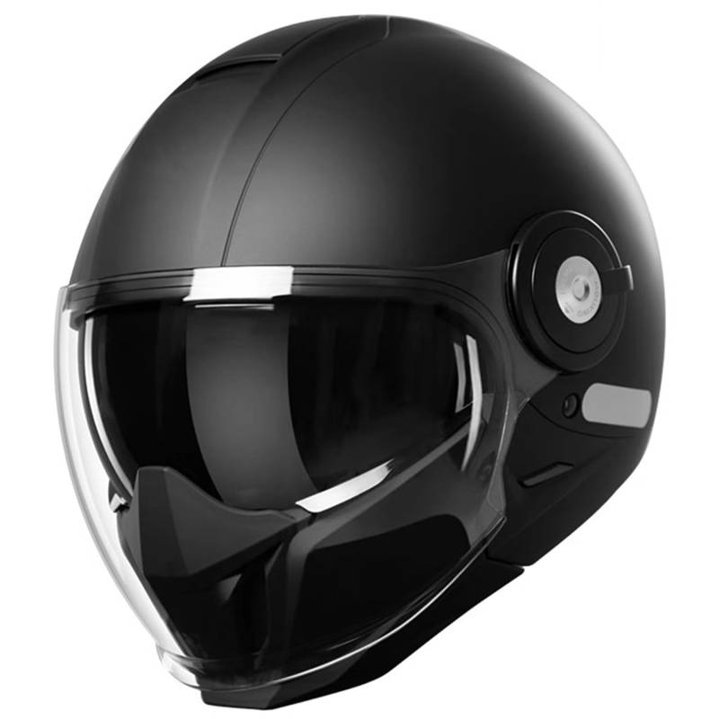 XWJBDF Integralhelm Motorradhelm Kombinationshelm Mit Sonnenvisier DOT/ECE-Zulassung 3/4 Offener Sturzhelm Retro-Persönlichkeits-Motorradhelm Rollerhelm Für Männer Und Frauen 3,L von XWJBDF