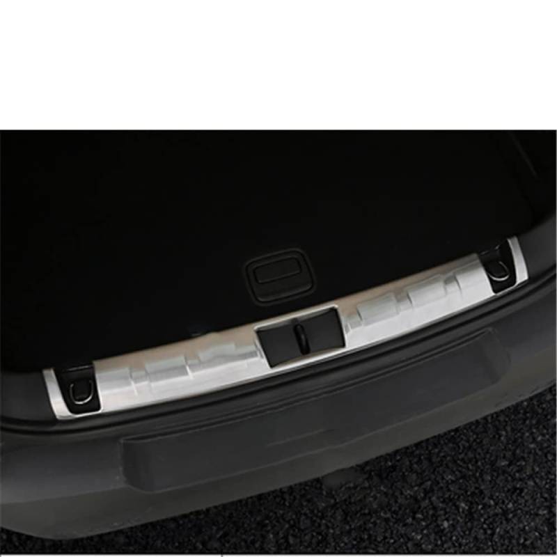 Auto Edelstahl Tailgate Schweller Schutzleiste für Je-ep Renegade 2016 2017 2018 2019 2020, Trunk Guard Bumper Protector Kratzfest Ladekantenschutz, Car Styling ZubehöR von XWMRBD