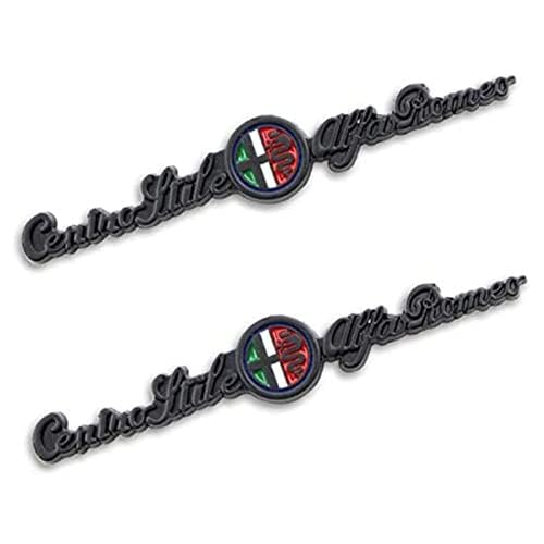 Autoemblem, für Alfa Romeo Giulia 159 147 156 166 Giulietta GT MITO-Autoabzeichen Emblem Motorhaube Kofferraum Kühlergrillabzeichen Heckemblem wasserdicht,D von XWSBUDE