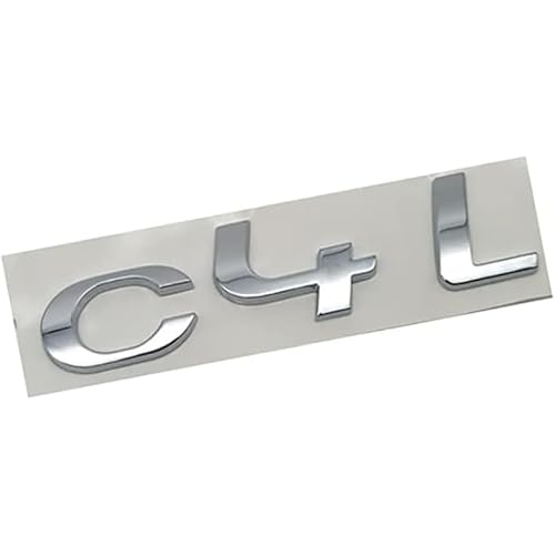 Autoemblem, für Citroen C4 C4L C5-Autoabzeichen Emblem Motorhaube Kofferraum Kühlergrillabzeichen Heckemblem wasserdicht,C von XWSBUDE