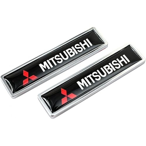 Autoemblem, für Mitsubishi Ralliart Eclipse ASX Lancer Galant Insignia-Autoabzeichen Emblem Motorhaube Kofferraum Kühlergrillabzeichen Heckemblem wasserdicht,A von XWSBUDE