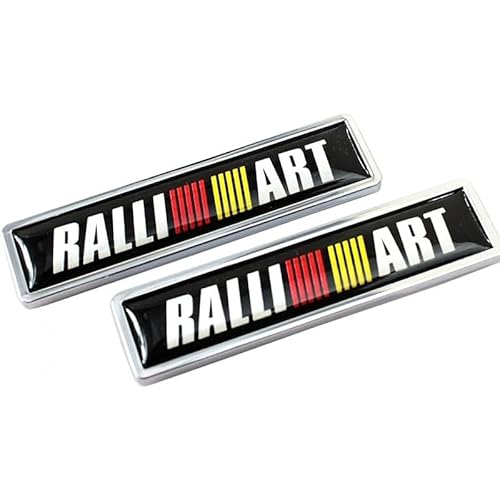 Autoemblem, für Mitsubishi Ralliart Eclipse ASX Lancer Galant Insignia-Autoabzeichen Emblem Motorhaube Kofferraum Kühlergrillabzeichen Heckemblem wasserdicht,B von XWSBUDE