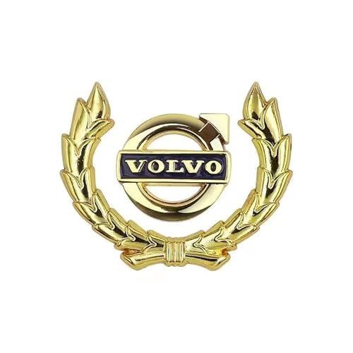 Autoemblem, für Volvo XC60 2017-2023-Autoabzeichen Emblem Motorhaube Kofferraum Kühlergrillabzeichen Heckemblem wasserdicht,B von XWSBUDE