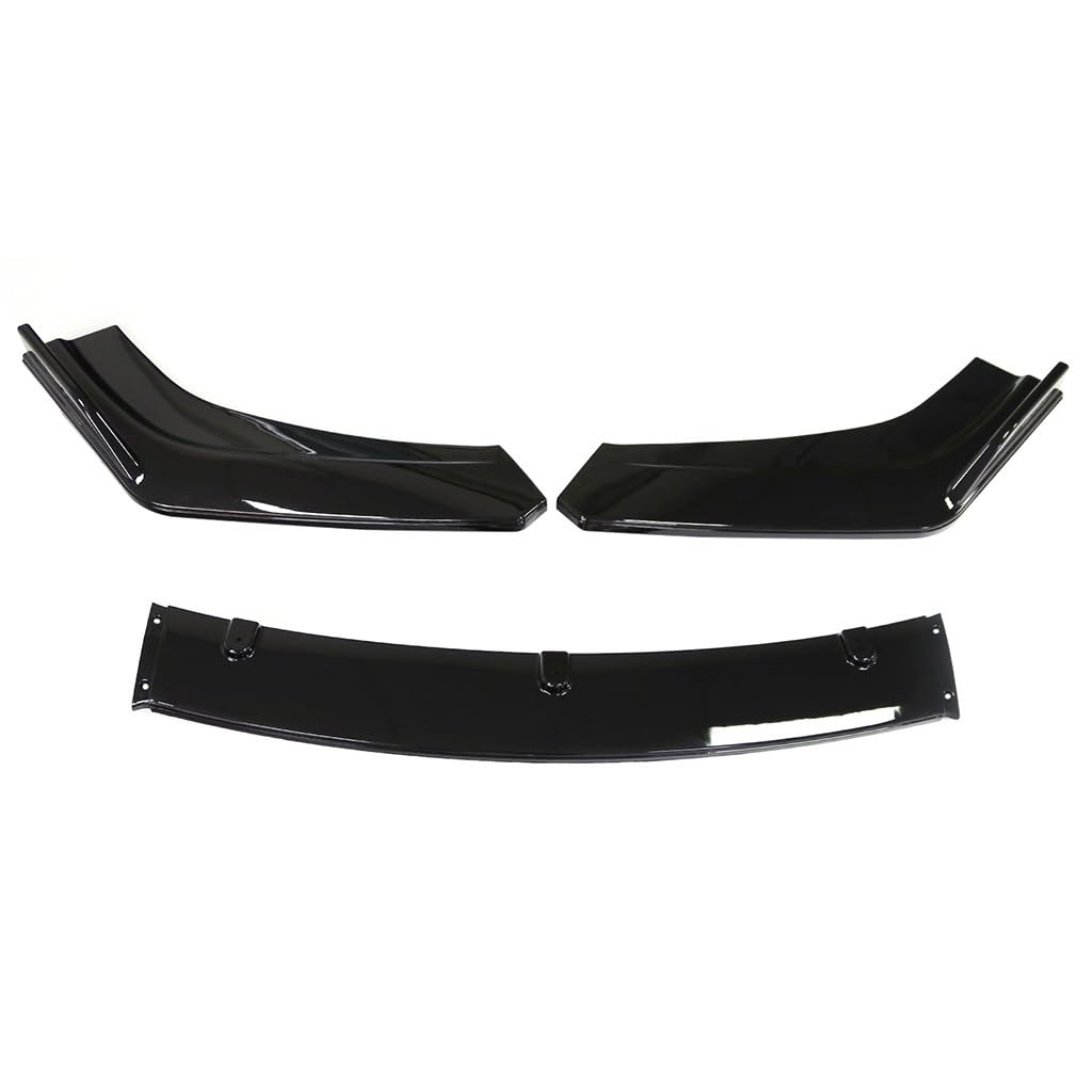 Auto Frontspoiler Lippe für Benz CLS(4seats) 2010-2017,ABS Auto Bumper Frontspoiler Lip Splitter Frontspoilerlippe Protector,Bright Black von XWZSQLBS