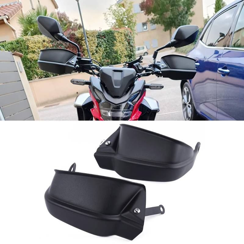 Motorrad Handschützer Handprotektoren für CB500X CB500F 2013 2014 2015 2016 2017 2018 2019 2020 2021 2022 2023 ABS-Kunststoff Handschutz Wind Deflector Motorräder Zubehör von XX eCommerce