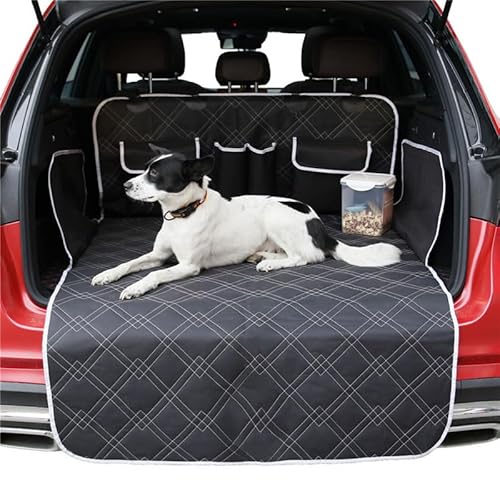 Hundematte im Kofferraum eines Autos, Für Mercedes Benz EQC (N293) SUV 2019-2024 Reißfeste wasserdichte Kofferraum-Hundematte Autozubehör,B von XXBBNHB