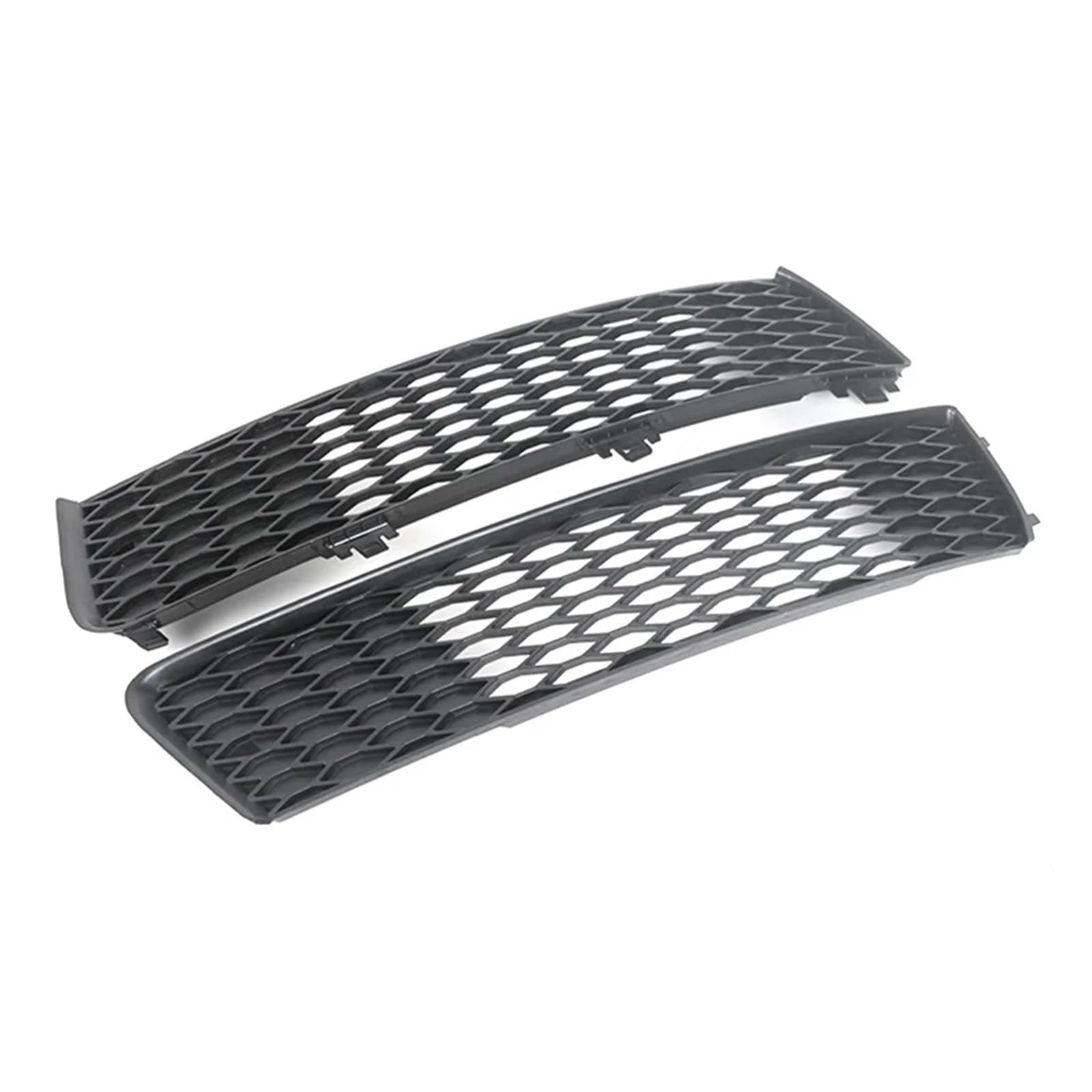 2 Stücke Frontstoßstangengrill Netzabdeckung Trim Vent Nebelscheinwerfer Grill Racing Grills Kompatibel for Q7 2009-2015 4L0807697B von XXDRKEGS